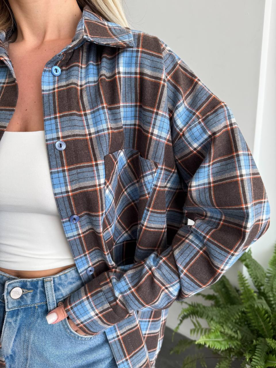 Dámská flanelová košile