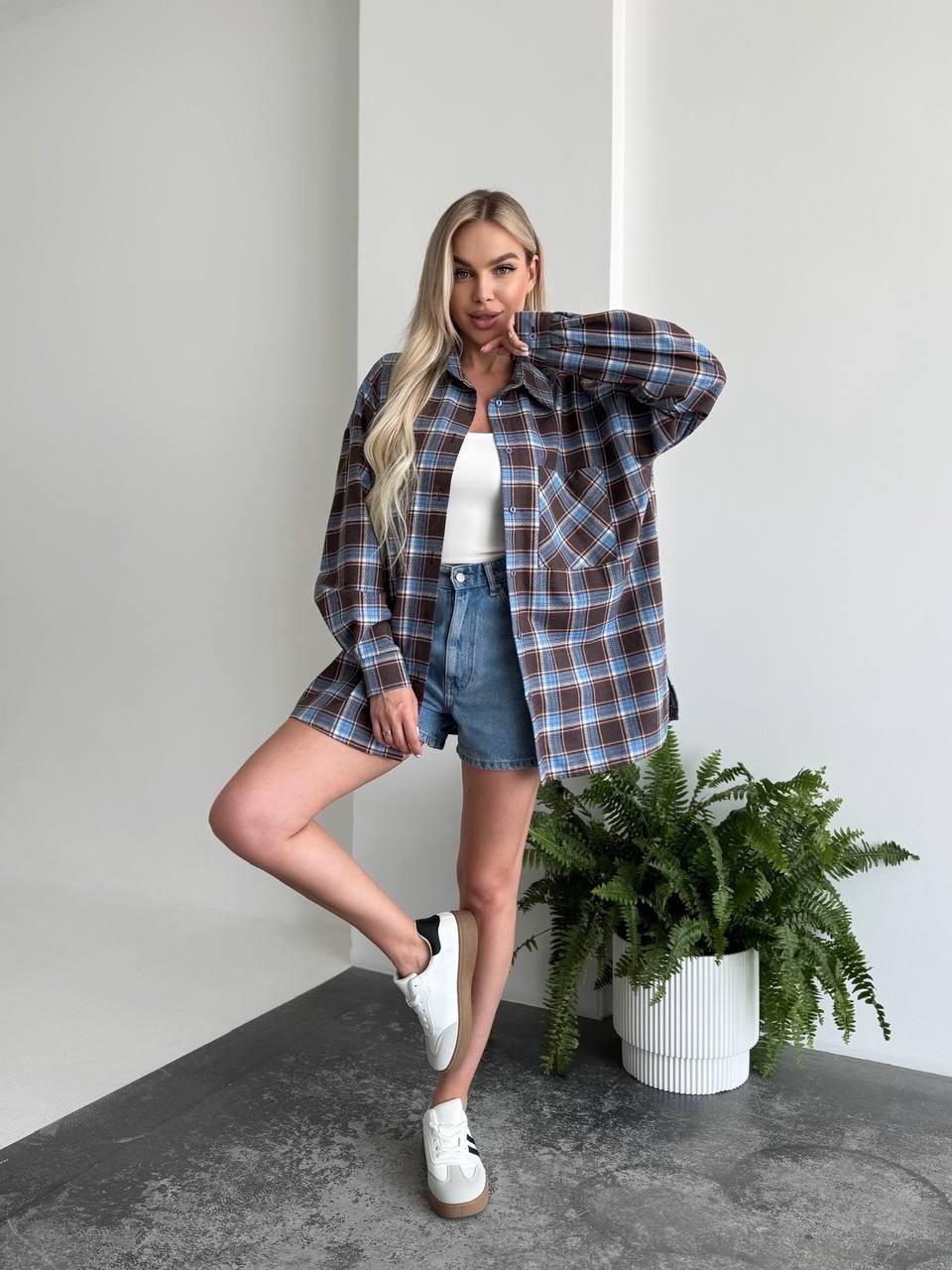 Dámská flanelová košile