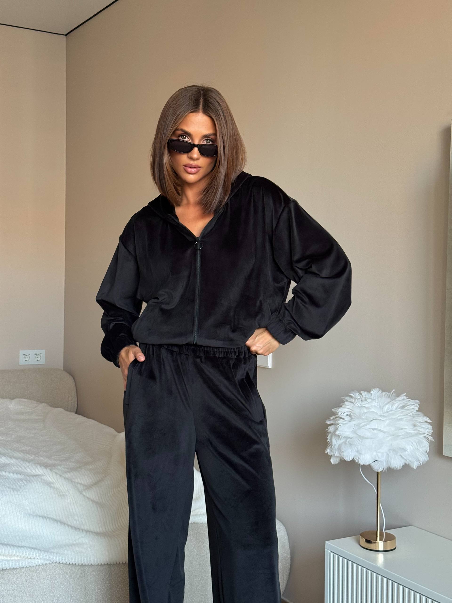 Stylový komplet trojka (mikina + top + kalhoty)