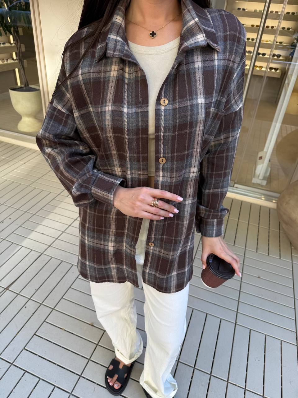 Dámská flanelová košile