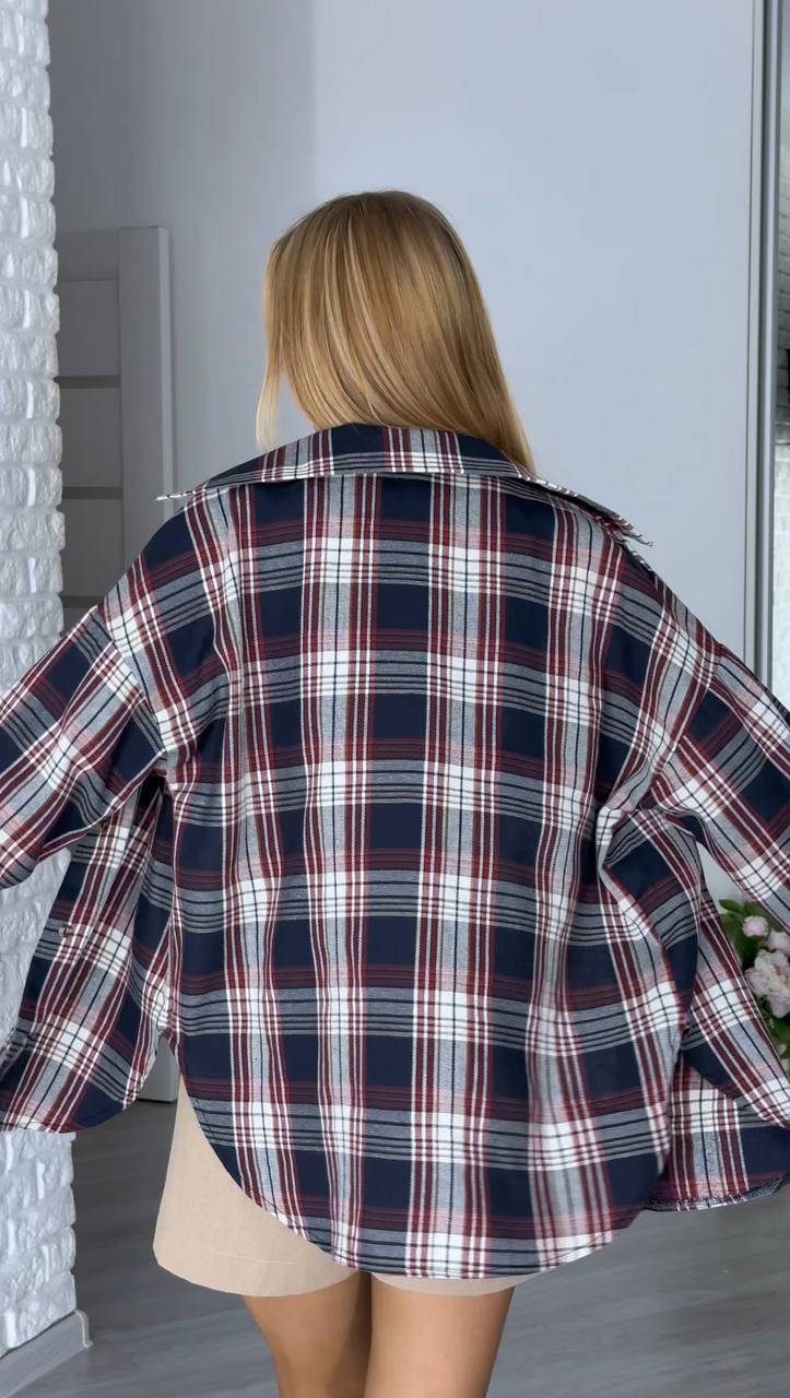 ❤️ Stylová dámská oversize flanelová košile Urban Comfort