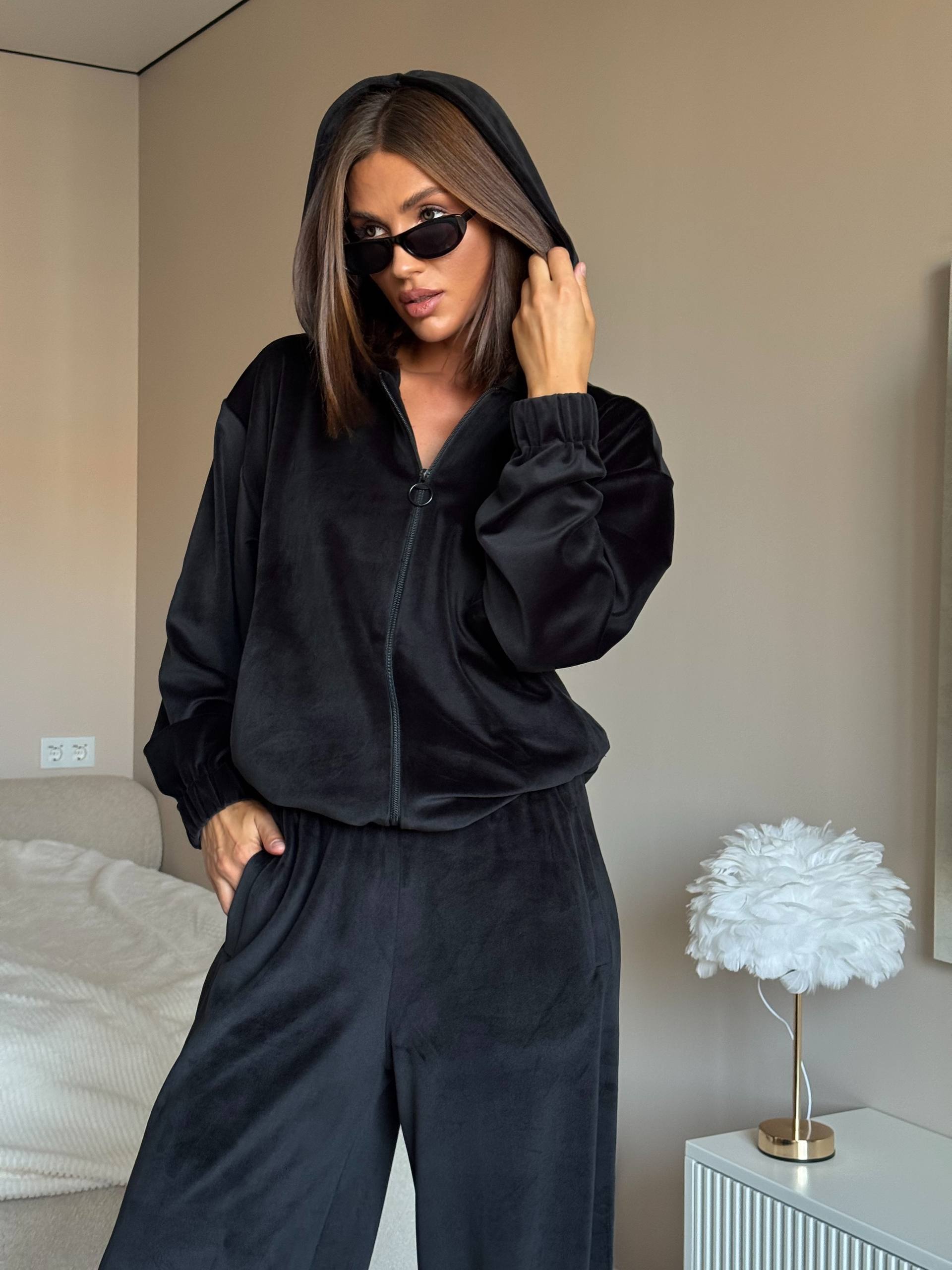 Stylový komplet trojka (mikina + top + kalhoty)