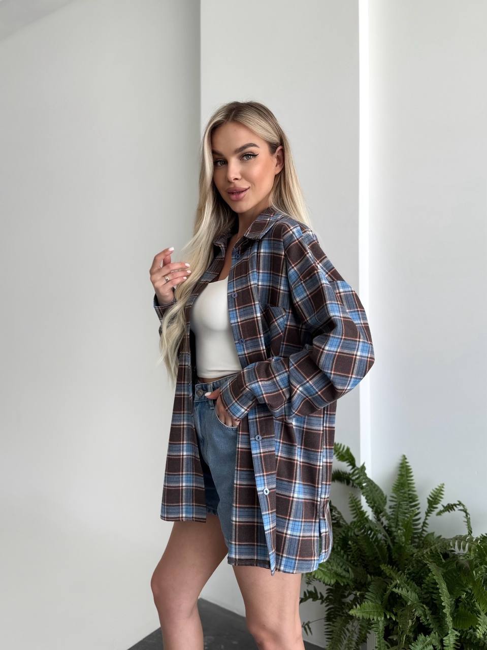 Dámská flanelová košile