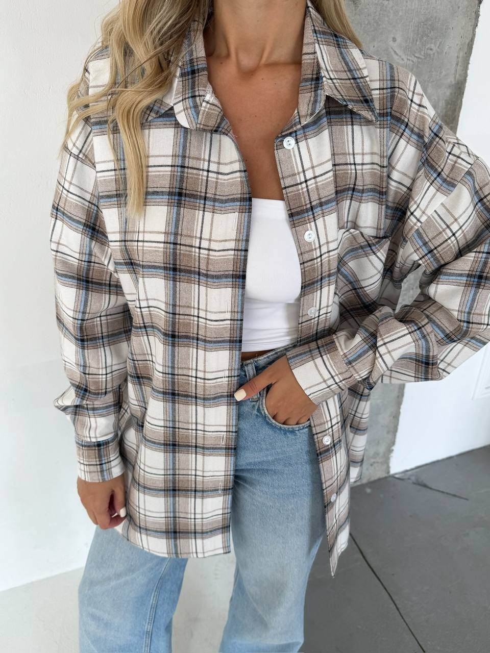 Dámská flanelová košile